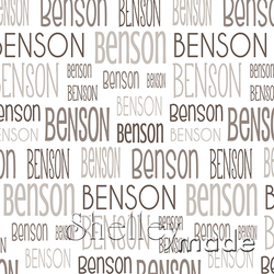 Benson - Typographic Design - Print