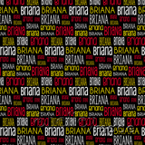 Briana - Typographic Design - Print Small