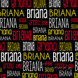 Briana - Typographic Design - Print