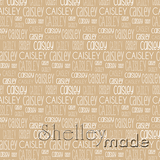 Caisley - Typographic Design - Print Small