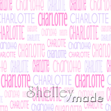 Charlotte - Typographic Design - Print