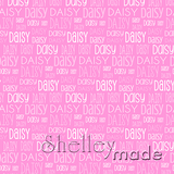 Daisy - Typographic Design - Print Small