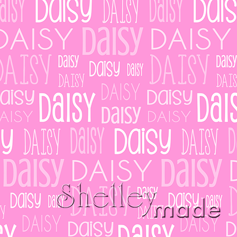 Daisy - Typographic Design - Print