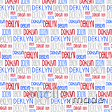 Deklyn - Typographic Design - Print Small