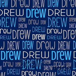 Drew - Typographic Design - Print