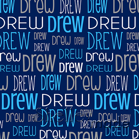Drew - Typographic Design - Print