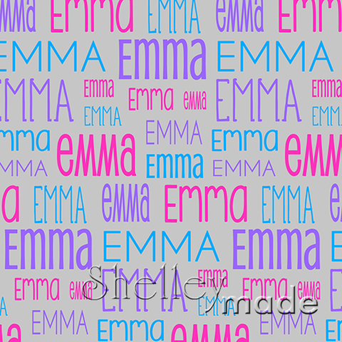 Emma - Typographic Design - Print