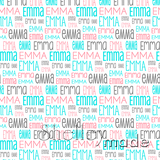 Emma - Typographic Design - Print Small
