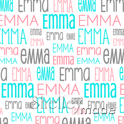 Emma - Typographic Design - Print