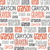Grayson - Typographic Design - Print