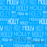 Holly - Typographic Design - Print