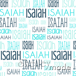 Isaiah - Typographic Design - Print