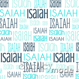 Isaiah - Typographic Design - Print