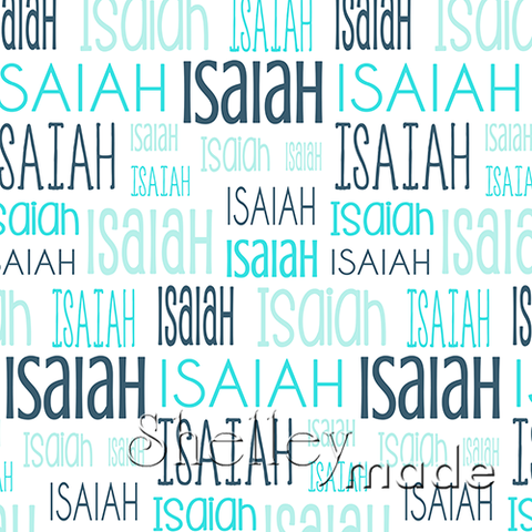 Isaiah - Typographic Design - Print