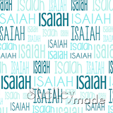 Isaiah - Typographic Design - Print