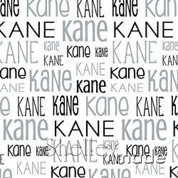 Kane - Typographic Design - Print