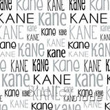 Kane - Typographic Design - Print