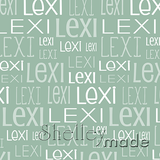 Lexi - Typographic Design - Print