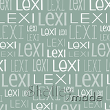 Lexi - Typographic Design - Print