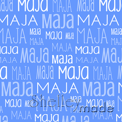Maja - Typographic Design - Print