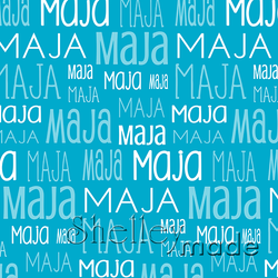 Maja - Typographic Design - Print