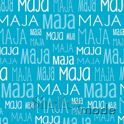 Maja - Typographic Design - Print