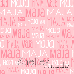 Maja - Typographic Design - Print