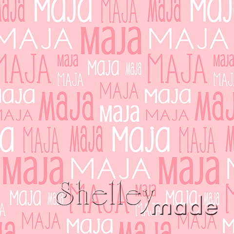 Maja - Typographic Design - Print