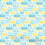 Maja - Typographic Design - Print Small