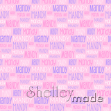 Mandy - Typographic Design - Print Small