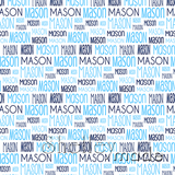 Mason - Typographic Design - Print Small