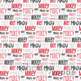 Mikey - Typographic Design - Print Small