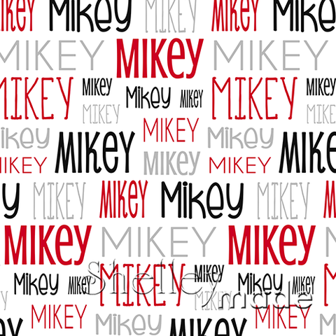 Mikey - Typographic Design - Print