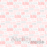 Olivia - Typographic Design - Print Small