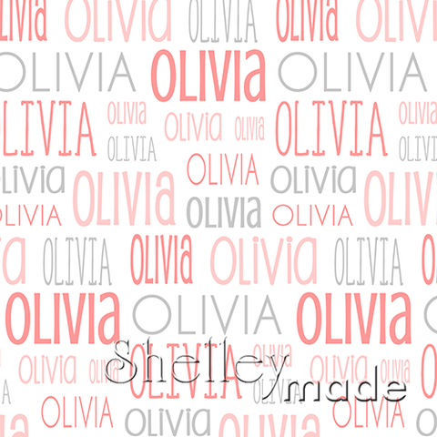 Olivia - Typographic Design - Print