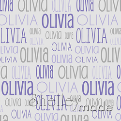 Olivia - Typographic Design - Print
