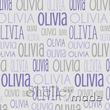 Olivia - Typographic Design - Print