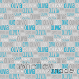 Olivia - Typographic Design - Print Small