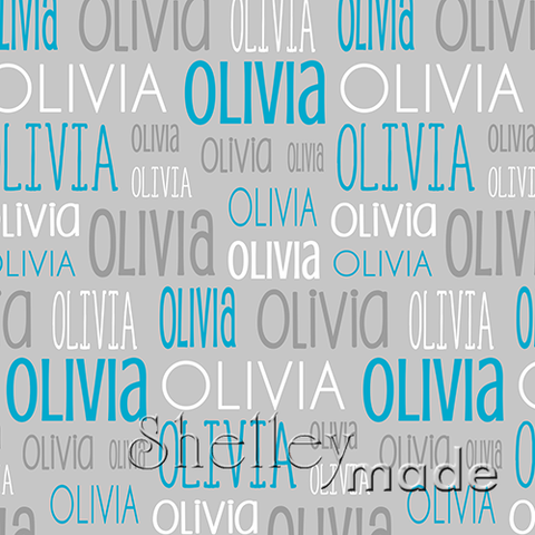 Olivia - Typographic Design - Print