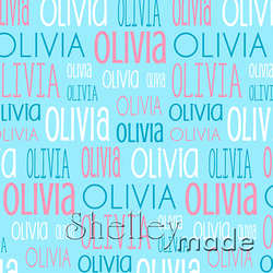 Olivia - Typographic Design - Print