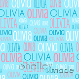Olivia - Typographic Design - Print