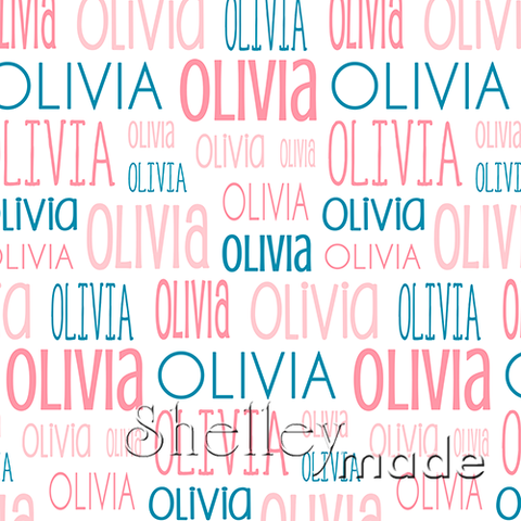 Olivia - Typographic Design - Print