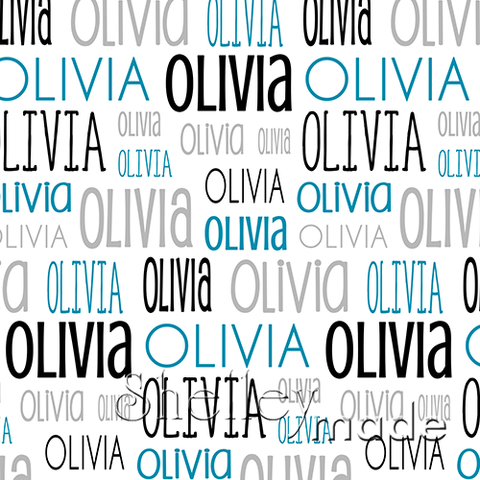 Olivia - Typographic Design - Print