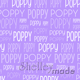 Poppy - Typographic Design - Print