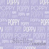 Poppy - Typographic Design - Print