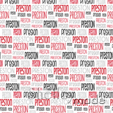 Preston - Typographic Design - Print Small
