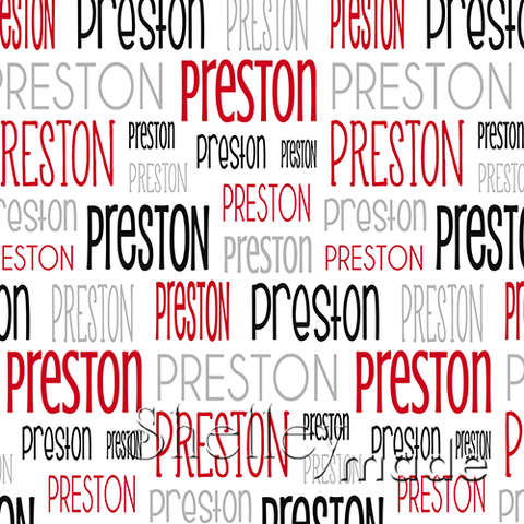 Preston - Typographic Design - Print