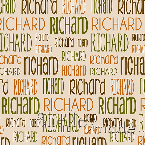Richard - Typographic Design - Print