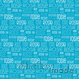 Rosie - Typographic Design - Print Small