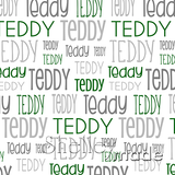 Teddy - Typographic Design - Print